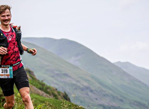 Bauke op het EK Trailrunning