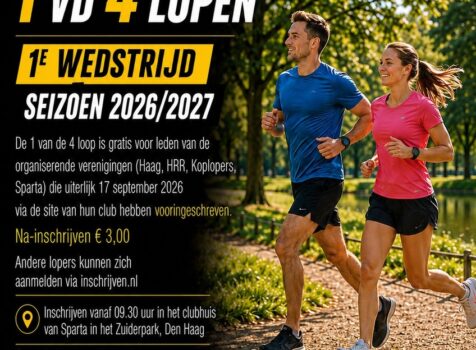 Voorinschrijving Sparta loop