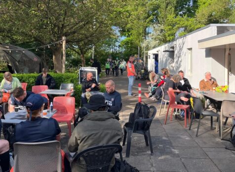 Ontvangst Walk4Freedom bij HRR